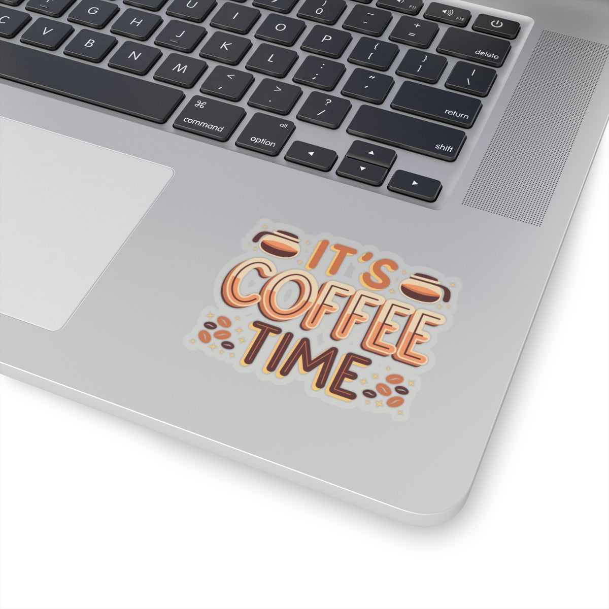 Coffee Time Kiss-Cut Stickers, Planner Accessories, Laptop Decals, Scrapbook