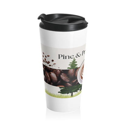 Pine and Prairie Stainless Steel Travel Mug