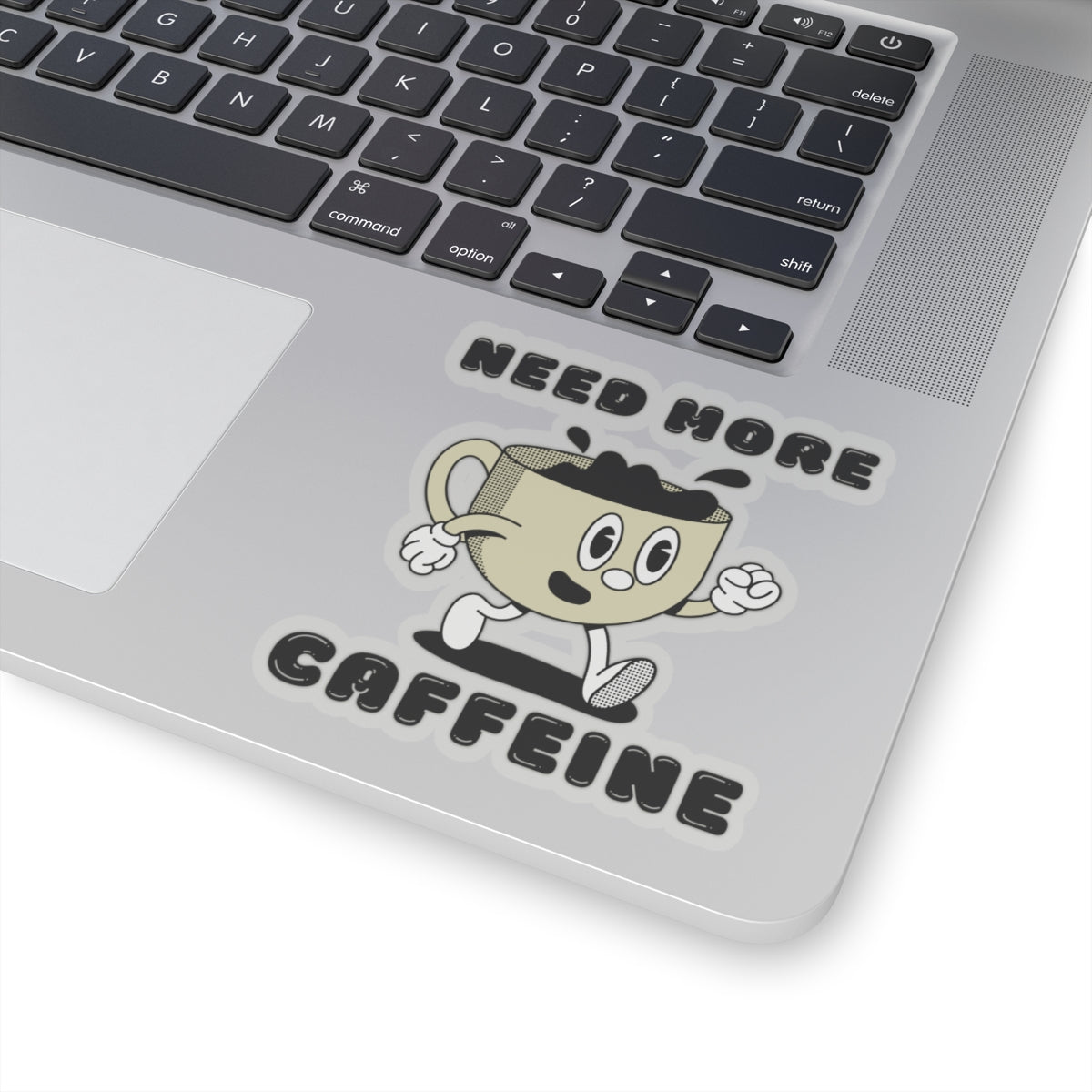 Need More Caffeine, Kiss Cut Coffee Stickers, Decals, Coffee Lover Gifts