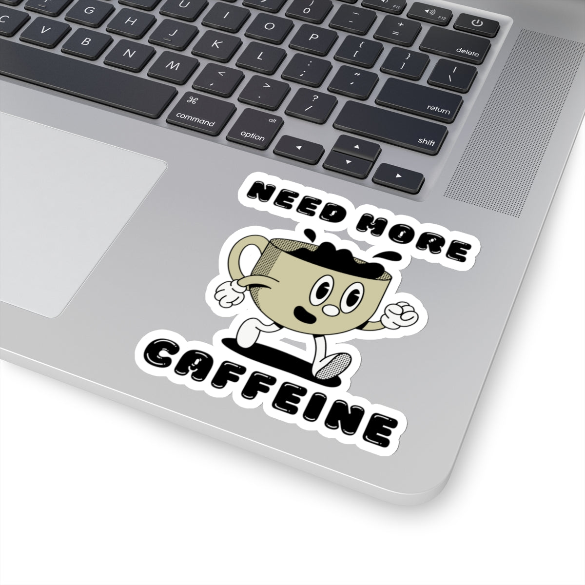 Need More Caffeine, Kiss Cut Coffee Stickers, Decals, Coffee Lover Gifts