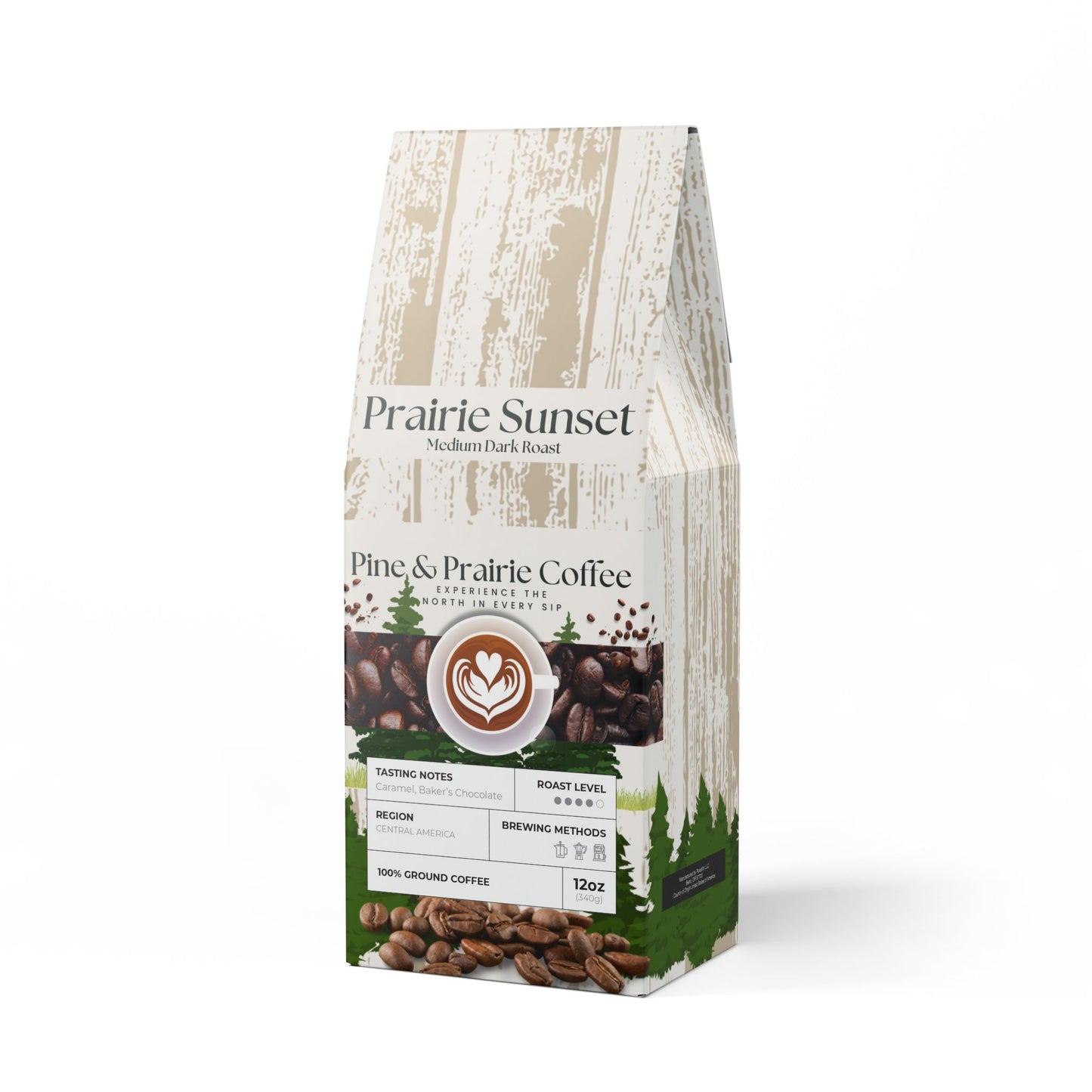 Prairie Sunset Coffee Blend (Medium-Dark Roast)