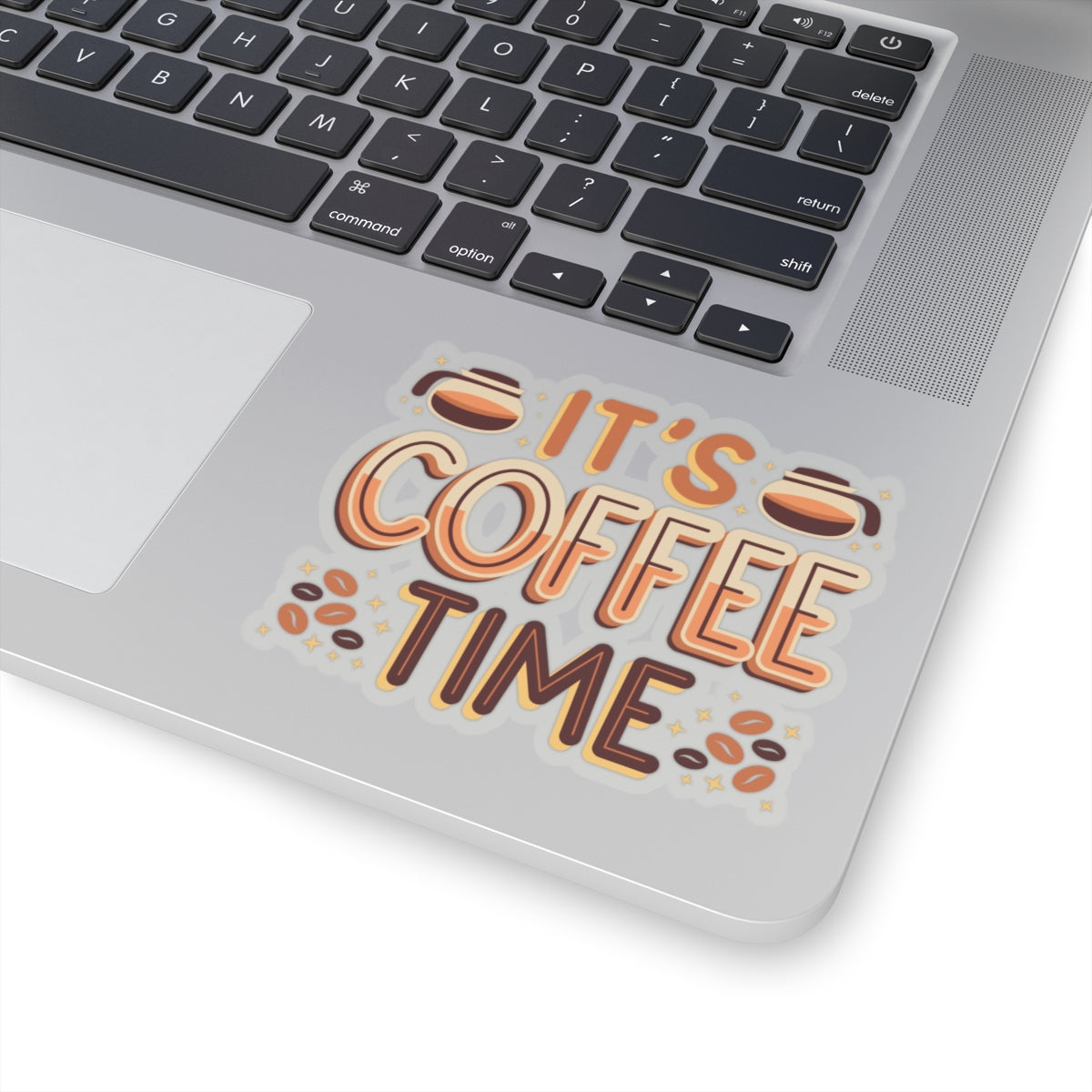 Coffee Time Kiss-Cut Stickers, Planner Accessories, Laptop Decals, Scrapbook