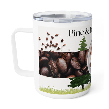 Pine and Prairie Insulated Coffee Mug, 10oz