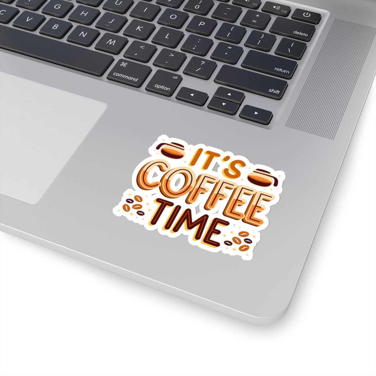 Coffee Time Kiss-Cut Stickers, Planner Accessories, Laptop Decals, Scrapbook